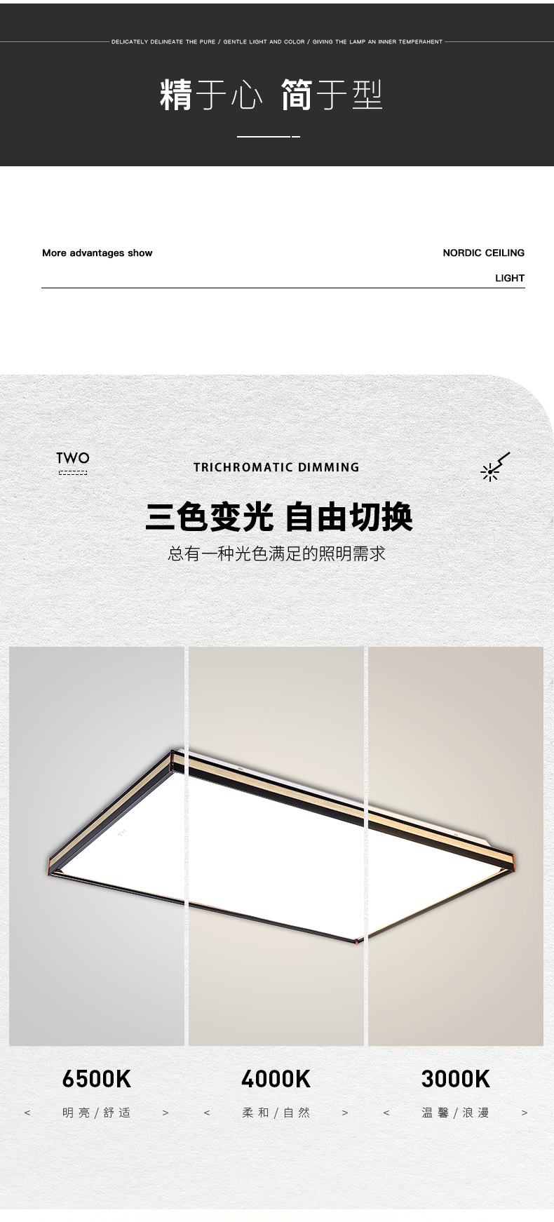 清弦系列I代平板燈(天貓智能)